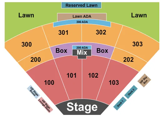 Toyota Music Factory Seating Chart